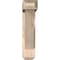 Ekena Millwork Traditional Craftsman Smooth Bracket w/ Offset Brace, Douglas Fir, 5 1/2"W x 24"D x 24"H BKT0604X24X24TRA04SDF - alternate 2